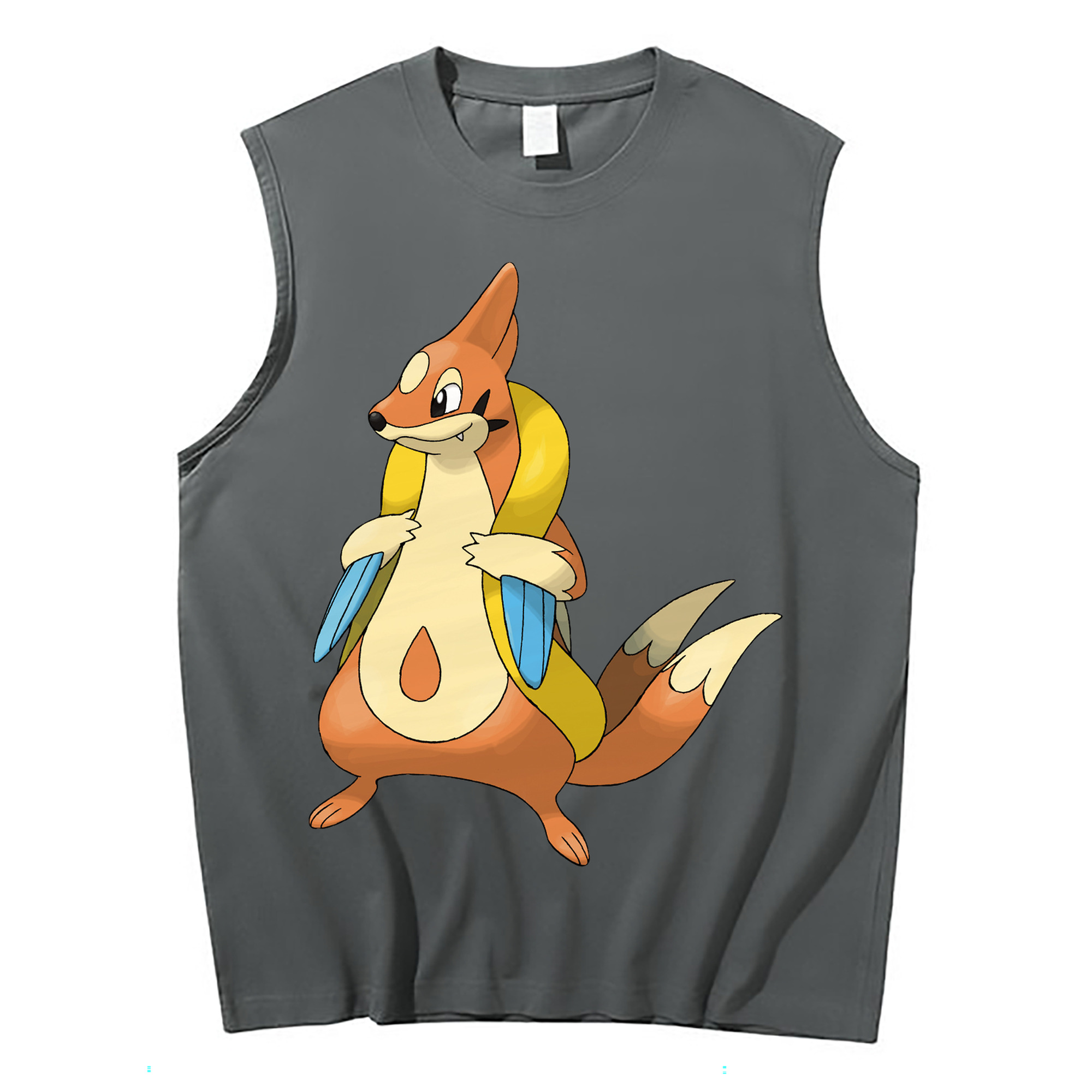 （画像用） ポケットモンスター Pokémon コットン100％タンクトップ（フロントプリント）
